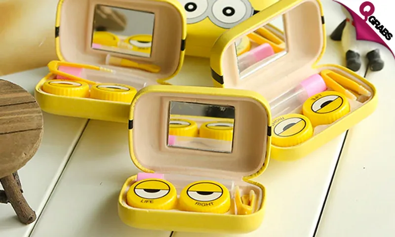 Minion Design Contact Lens Case!
